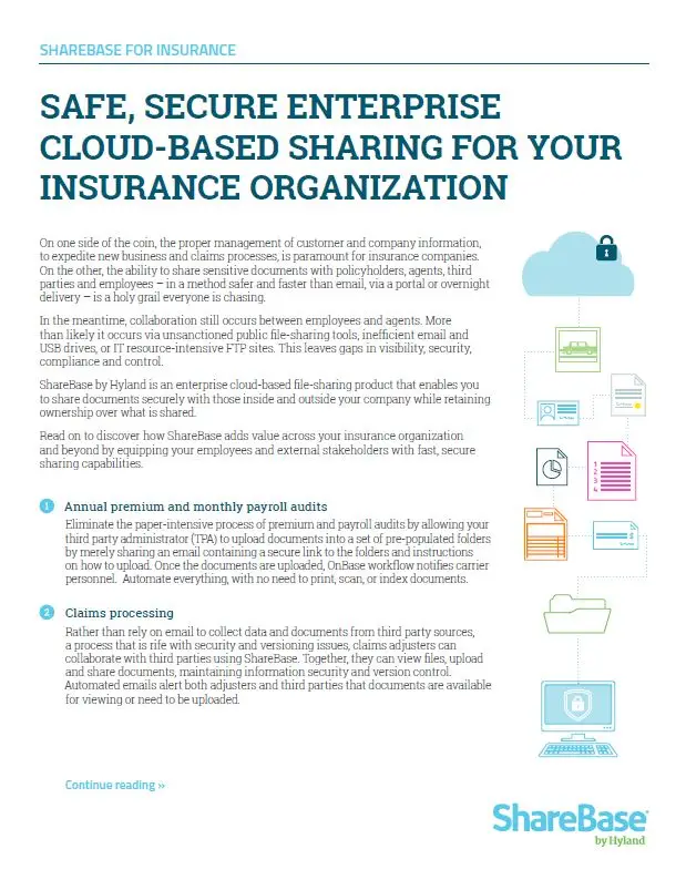 ShareBase, Insurance, Kyocera, Software, Document Management, Ropho